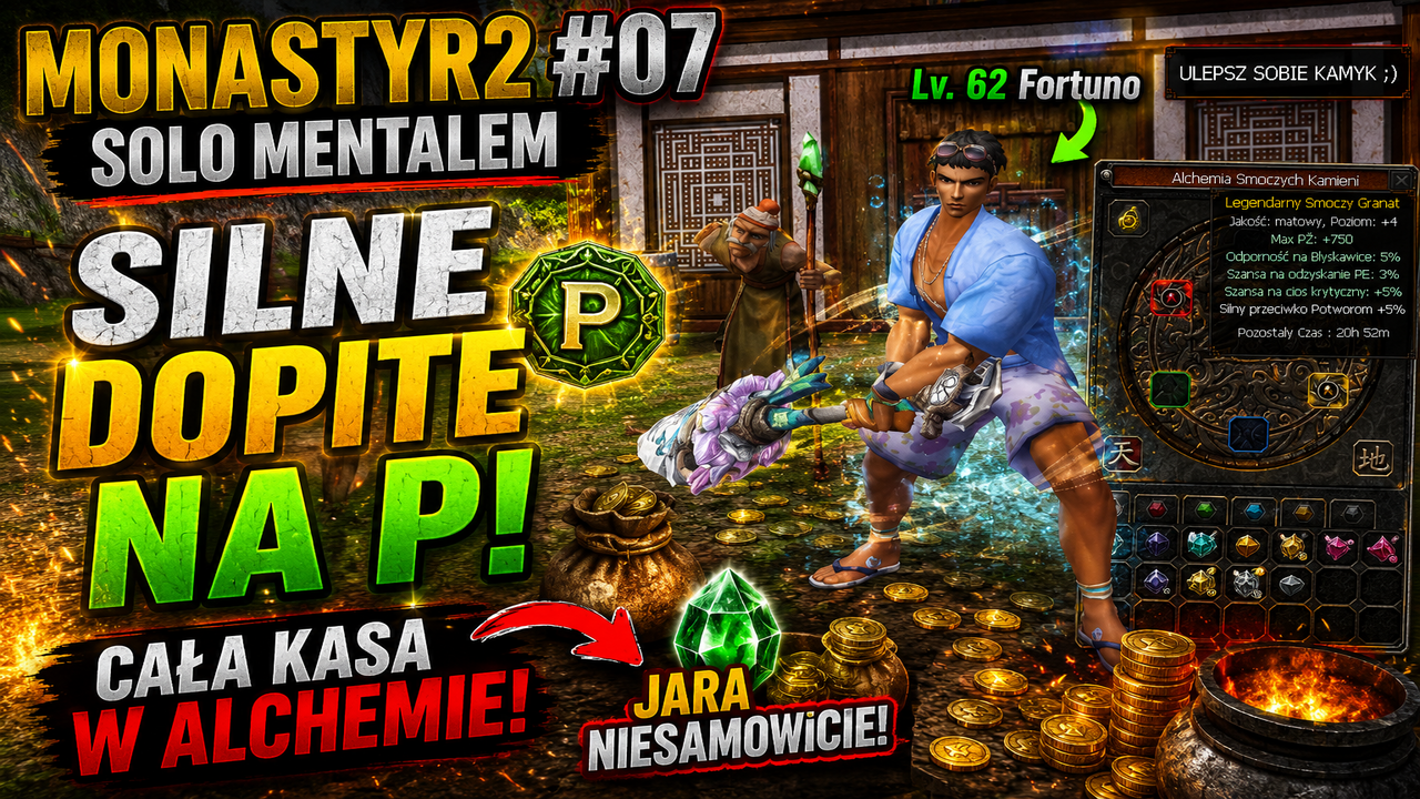 Monastyr2 #07 - Solo Mentalem | Wydałem CAŁY Majątek Na Alchemię! 😱