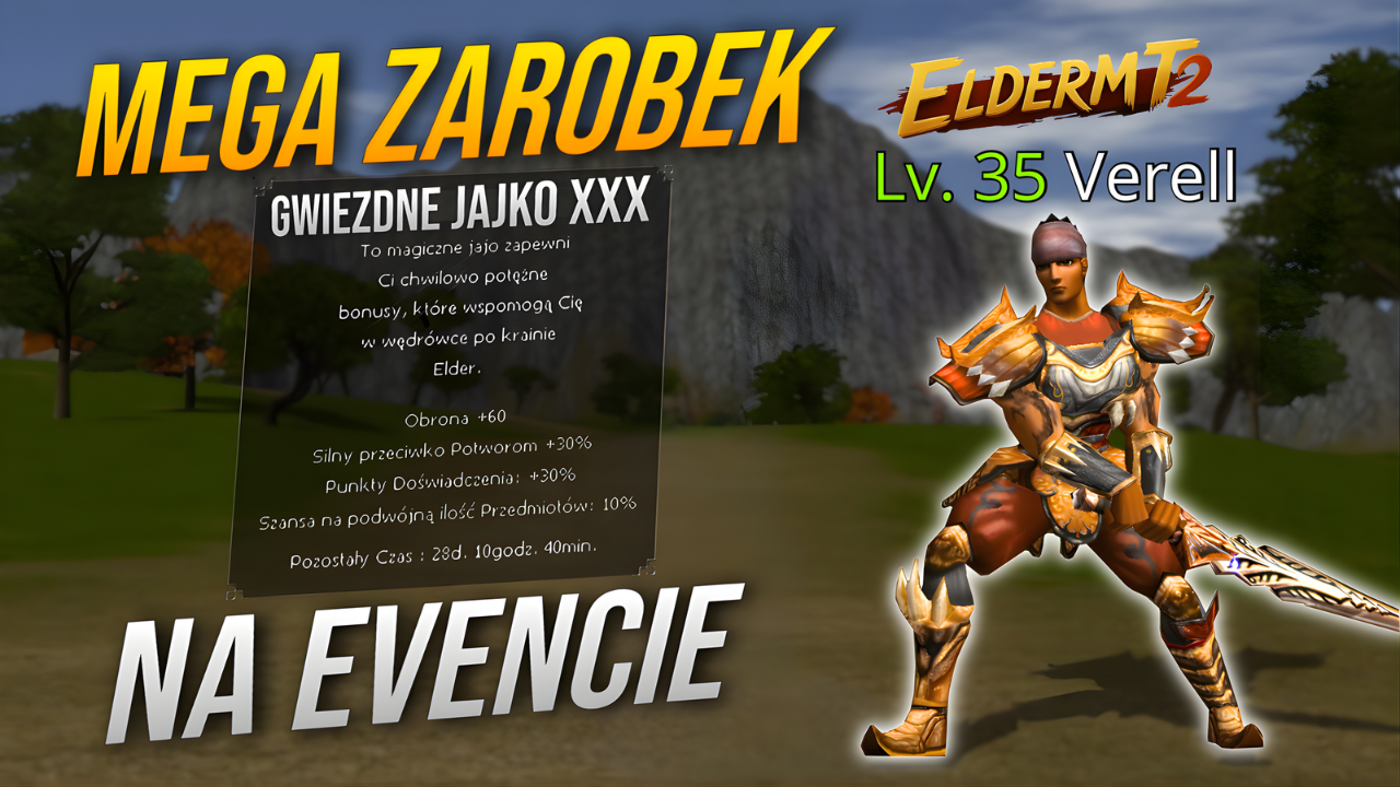 ElderMT2 #23 - Gwiezdne Jajo XXX i Zarobek na Evencie Wielkanocnym!