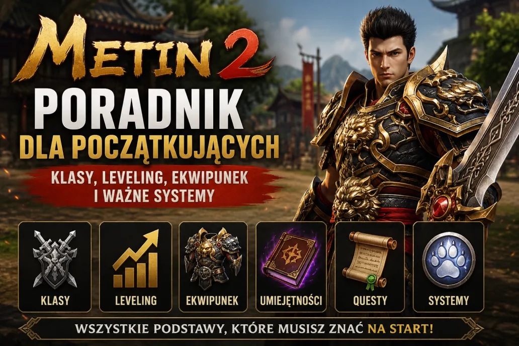 Metin2 poradnik dla początkujących: klasy, expienie, ekwipunek i kluczowe systemy