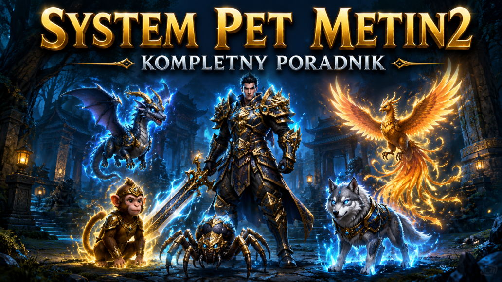 System Pet w Metin2: zwierzaki, systemowe pety i zwykli towarzysze