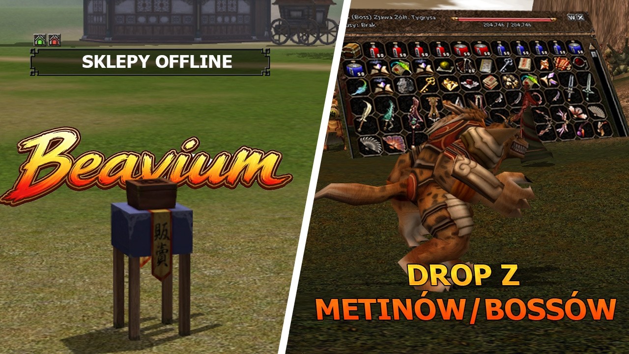 Metin2 BEAVIUM - AUTOPOTY/SKLEP OFFLINE/LOCH MAŁP