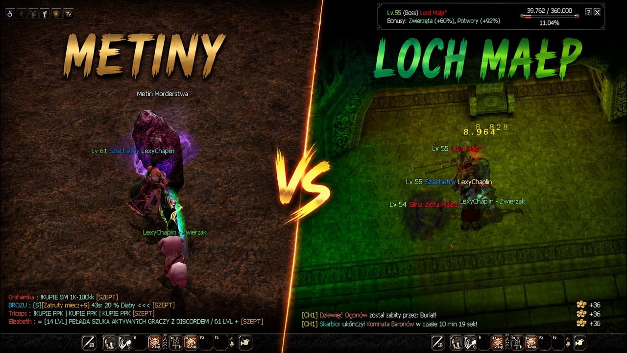Monastyr2 - METINY VS TRUDNY LOCH MAŁP - CZEMU TO TYLE KOSZTOWAŁO