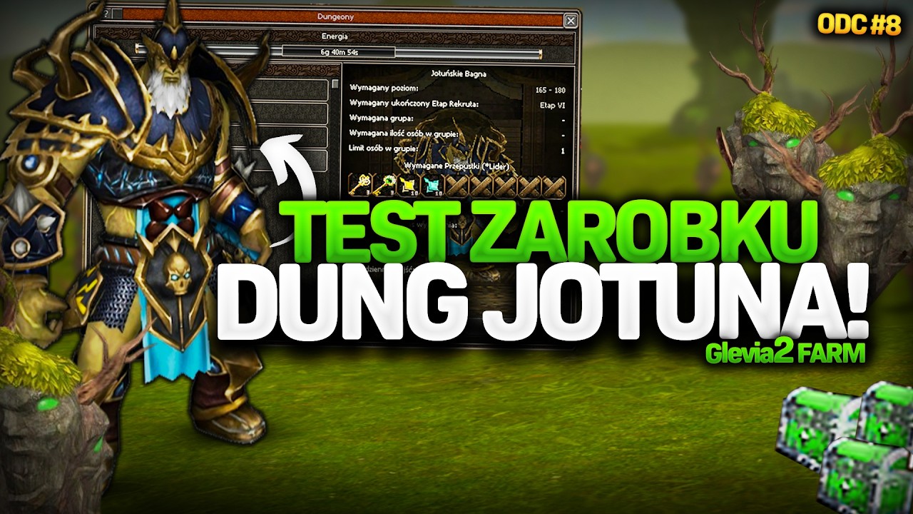 Glevia2 Farm #08 Test zarobku z jotuna - podsumowanie dropu!!