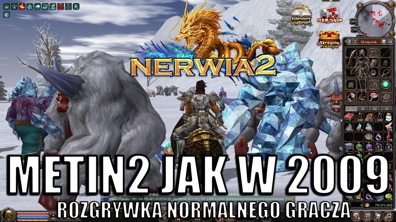Nerwia2 - KONIEC TEGO! PRZEBIJAMY! WALKA Z EQ! METIN2 JAK W 2009! ROZGRYWKA NORMALNEGO GRACZA [#07]