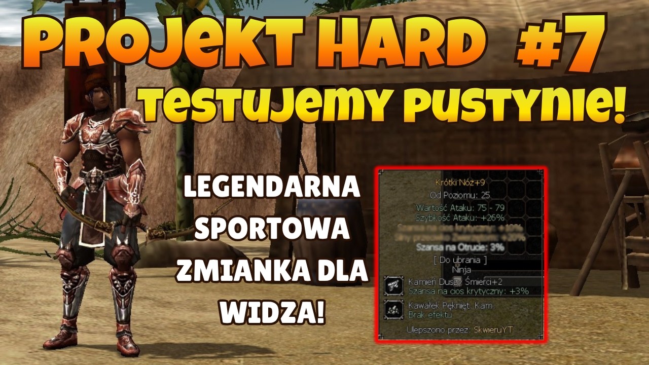 PROJEKT HARD #7 | ARCHER - Ile zarobimy ze spotów na pustyni? Legendarna sportowa zmianka dla widza!