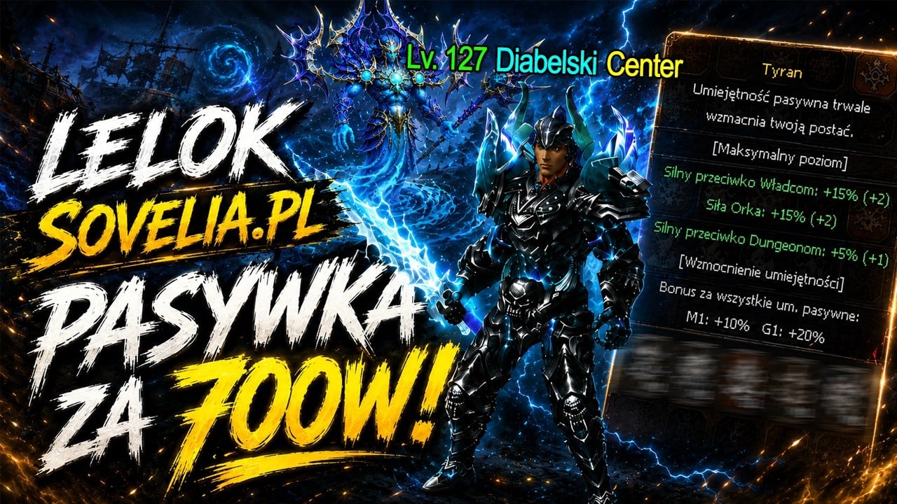 SOVELIA.PL - EVENT LETNI TUŻ TUŻ, OSTATNIE SZLIFY: TYRAN WBITY NA G, KONKURS
