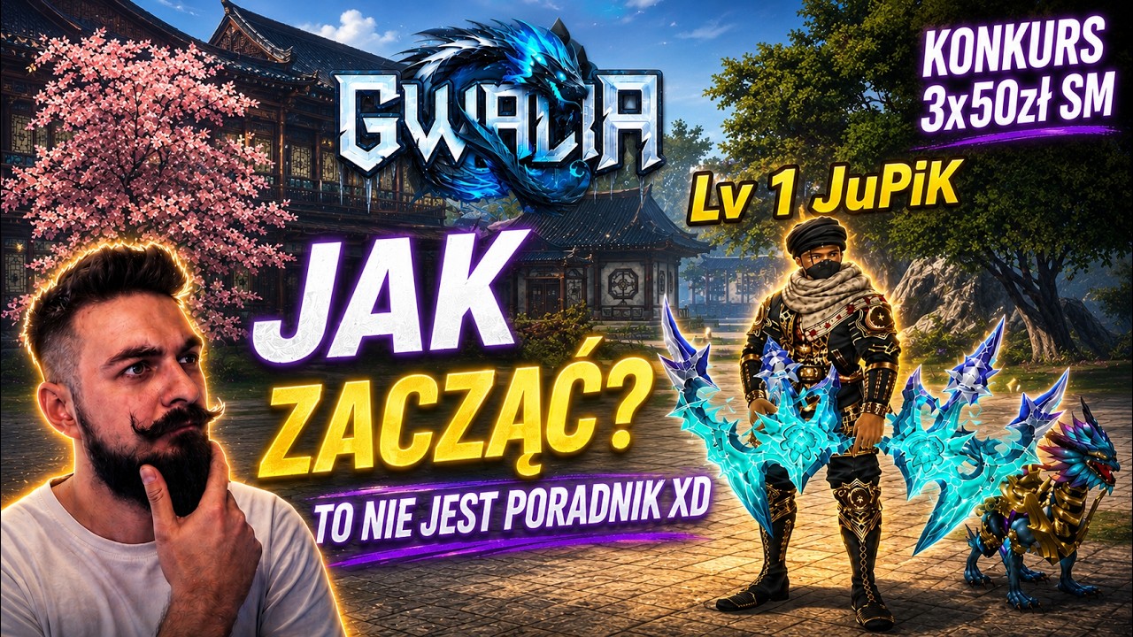 🟢GwaliaMT2 [01] 👉JAK ZACZĄĆ? - TO NIE JEST PORADNIK XD💪 KONKURS 3x50zł SM💪 JuPiK metin2