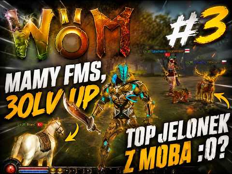 WoM2 #3 - Mamy Pierwszego FMS i 30Lvl Up | Top Jelonek ? | Serwer Metin2 Ponad 2000 online !