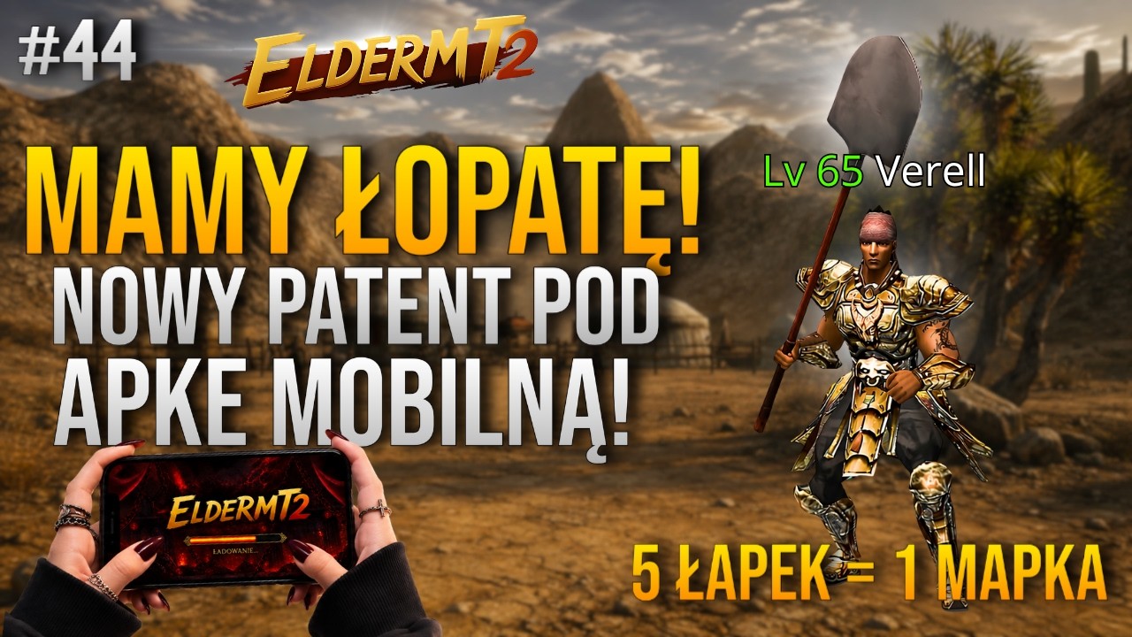 Metin2 - Kopanie Odblokowane! Nowy Patent Pod Apke Mobilną! 5 Łapek - 1 Mapka! ElderMT2 #44
