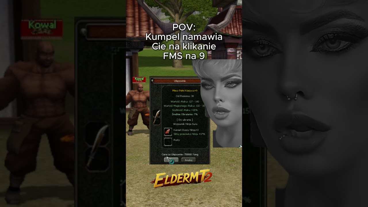 FMS na +9? Nie namawiaj..  #eldermt2 #metin2 #jupik