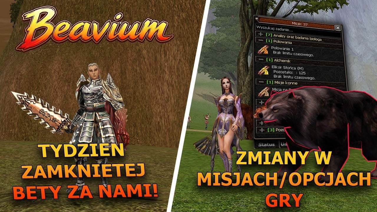 Metin2 BEAVIUM - Zmiany po pierwszym tygodniu BETA TESTÓW!