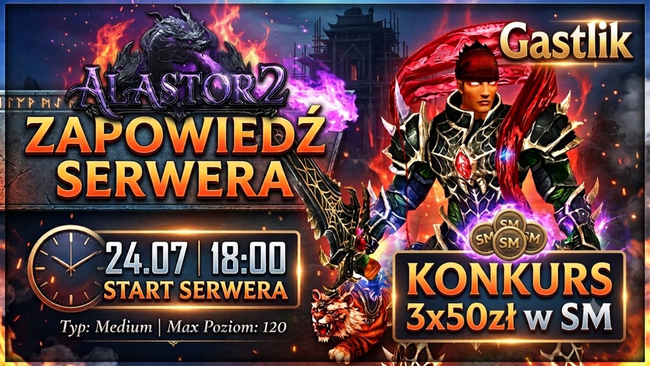 Alastor2.pl Zapowiedź Serwera + Konkurs | Start 24.07 godz. 18:00