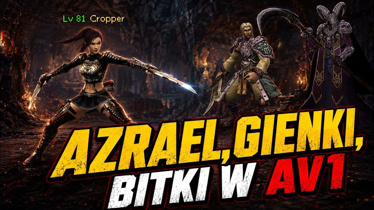 Projekt Hard [20] - Azrael, Gienki, Grota AV1 / Koniec HUNTEROWNI -  nowa gildia!