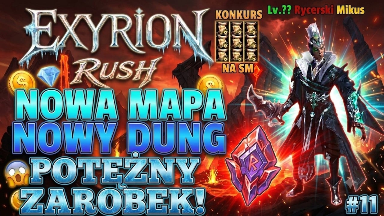 Exyrion Rush #11 - 180 WBITY! JEDZIEMY Z NOWĄ MAPĄ!