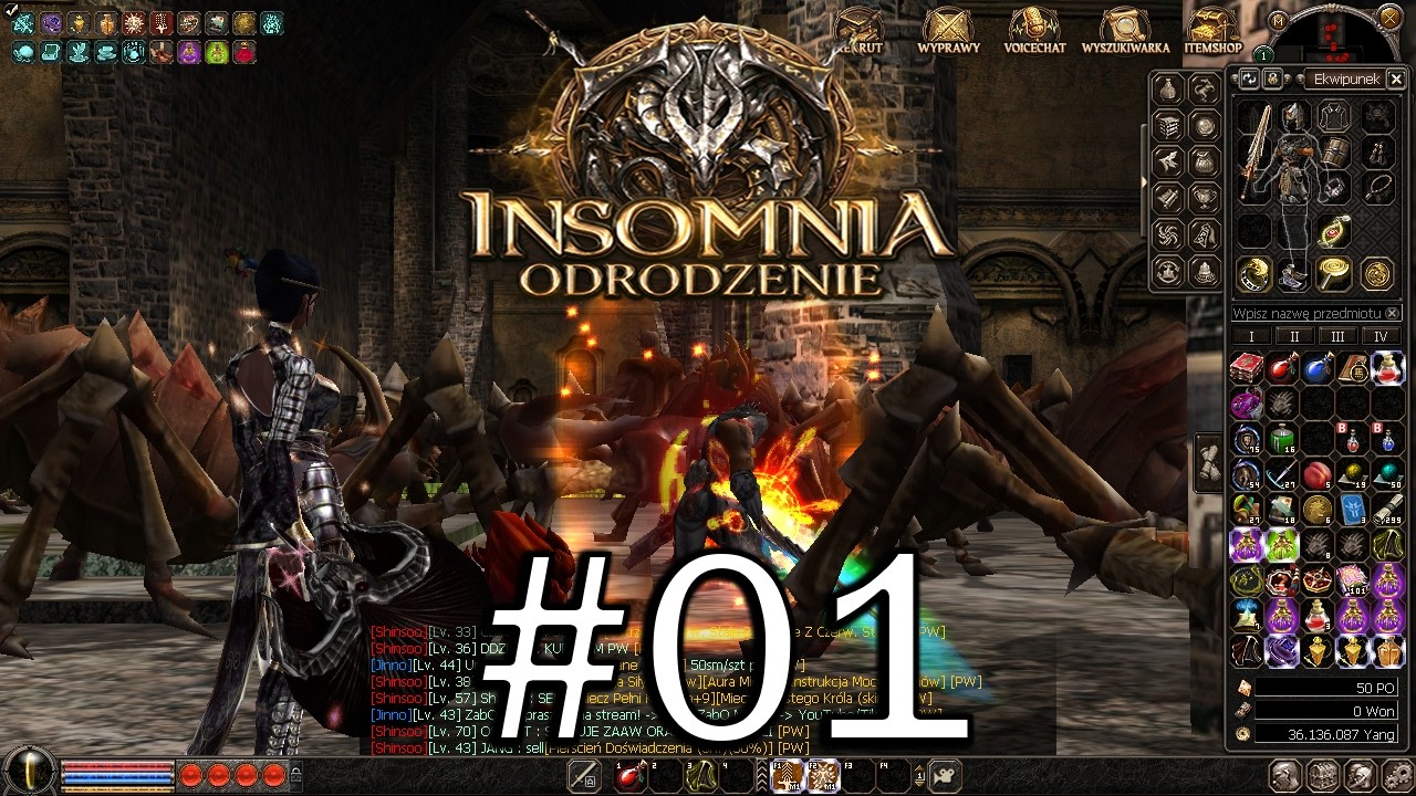 InsomniaMT2 - ODRODZENIE [#01] - "6.000 ONLINE BOLI MA BOLEĆ" 1000 ZŁ W IS! TAK SIĘ ZACZYNA! 💯🔥
