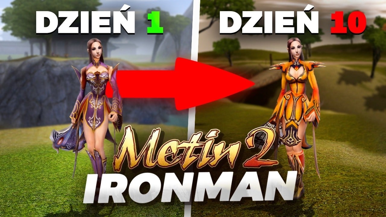 Przetrwałem 10 DNI w trybie IRONMAN, jedno zycie i bez handlu na Metin2009!