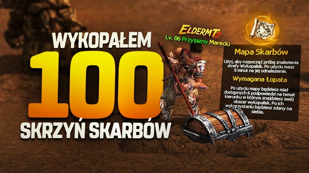 ElderMt2 - Ile zarobię ze 100 map skarbów?