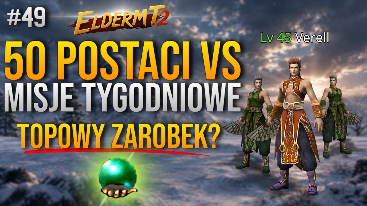 ElderMT2 - Ile Zarobiłem z Misji Tygodniowych Na 50 Postaci? KONKURS | Metin2