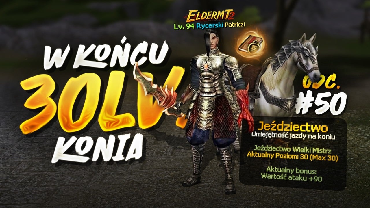 Metin2 - Droga do Hwang #50 | 30 LVL Konia! Nareszcie... Przygotowania do Nowej Mapy [ElderMT2]