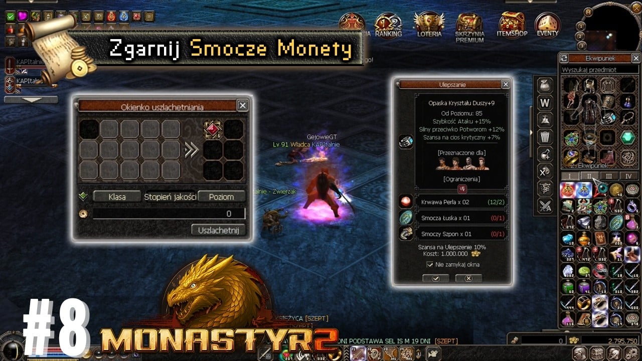 90LVL SMOK PASY OPASKA [ZGARNIJ SM] #8 MONASTYR2.PL