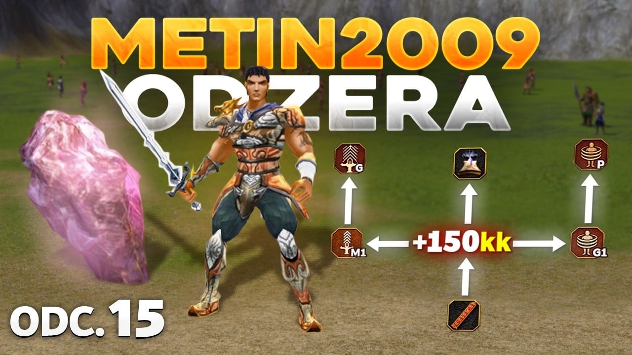 Metin2009 - Odc #15 - Zarobiłem 150kk bez wychodzenia z M1 i do tego ciągle wolne spoty i metki!
