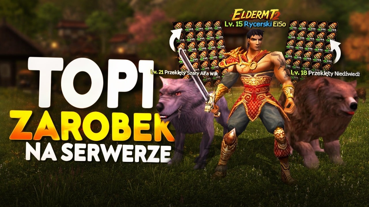 ElderMT2 #25 -  15 LVL = 13KK na godzinę!