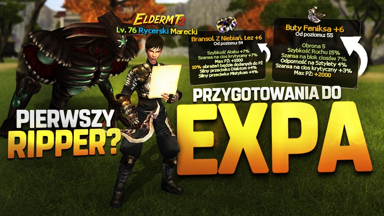 ElderMt2 - Ostatnie zakupy przed expieniem. Pierwszy Ripper?