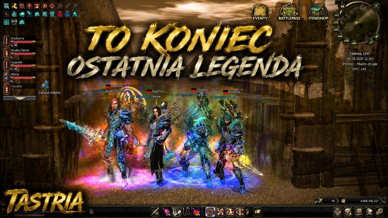 TASTRIA.PL - OSTATNIA LEGENDA l KONIEC PRZYGODY