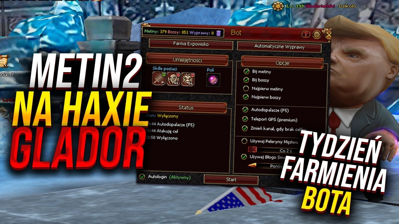 METIN2 NA HAXIE [GLADOR] - TYDZIEŃ FARMIENIA BOTA