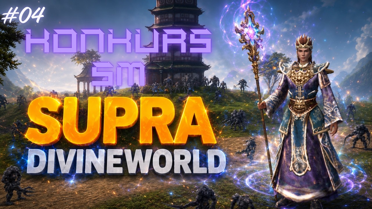 DivineWorld2 6/7 Oddaje! Ulepszanie Eq NOWA MAPA ZAROBEK#04 KONKURS SM