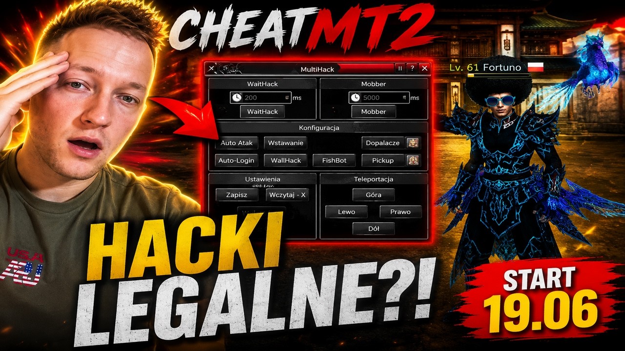 CheatMT2 - Serwer z Wbudowanym Multihackiem?! | Zapowiedź