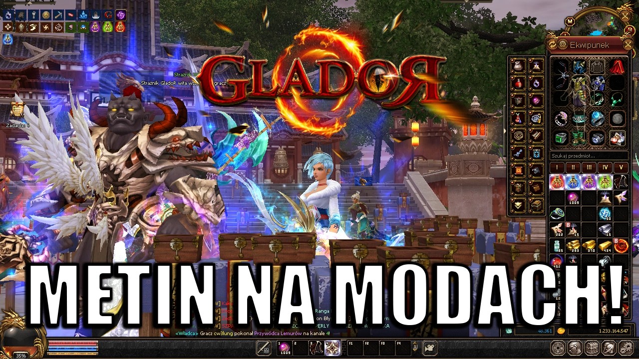 METIN NA MODACH! Glador [#11] - XD! PO PROSTU XD! CO TO KU*WA JEST! DOPINAMY POSTAĆ NA ETAPIE 180! 🔥