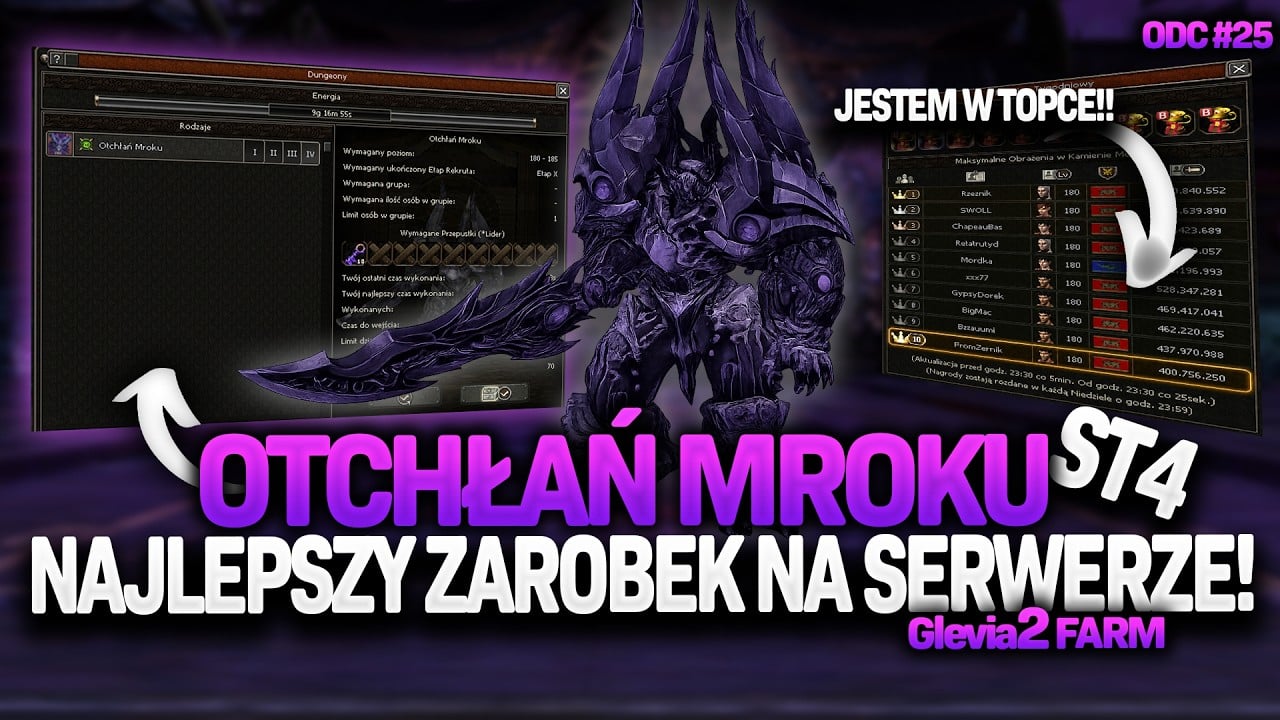 Glevia2 Farm #25 EQ DARKONA vs 1000WON!! Kowal ty chu....