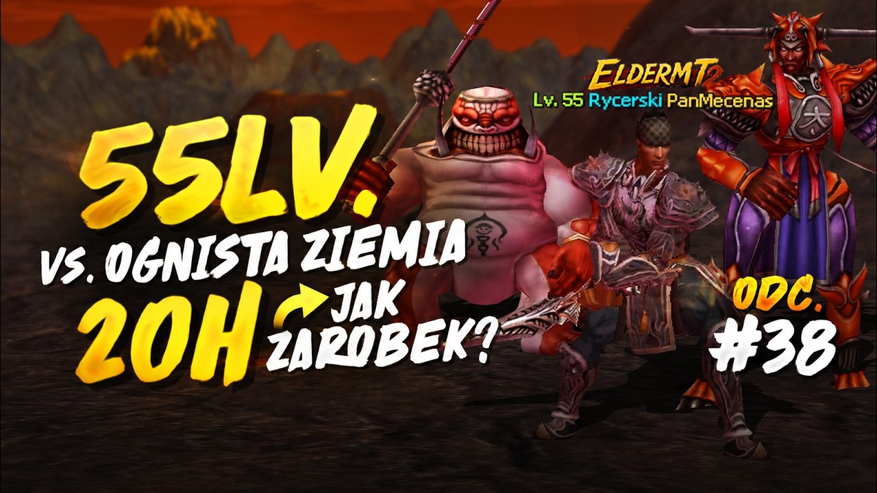 Metin2 | DROGA DO HWANGA #38 | 55 LVL vs Ognista Ziemia - Było ciężko! [ElderMT2]